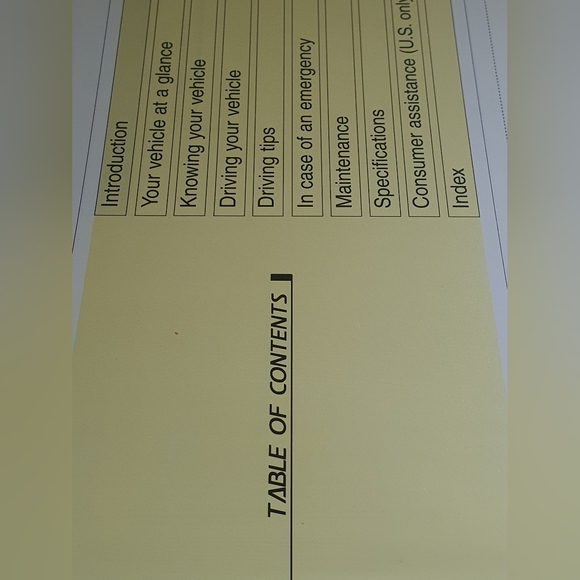 2007 Kia Spectra Owner's Manual - Picture 2 of 3